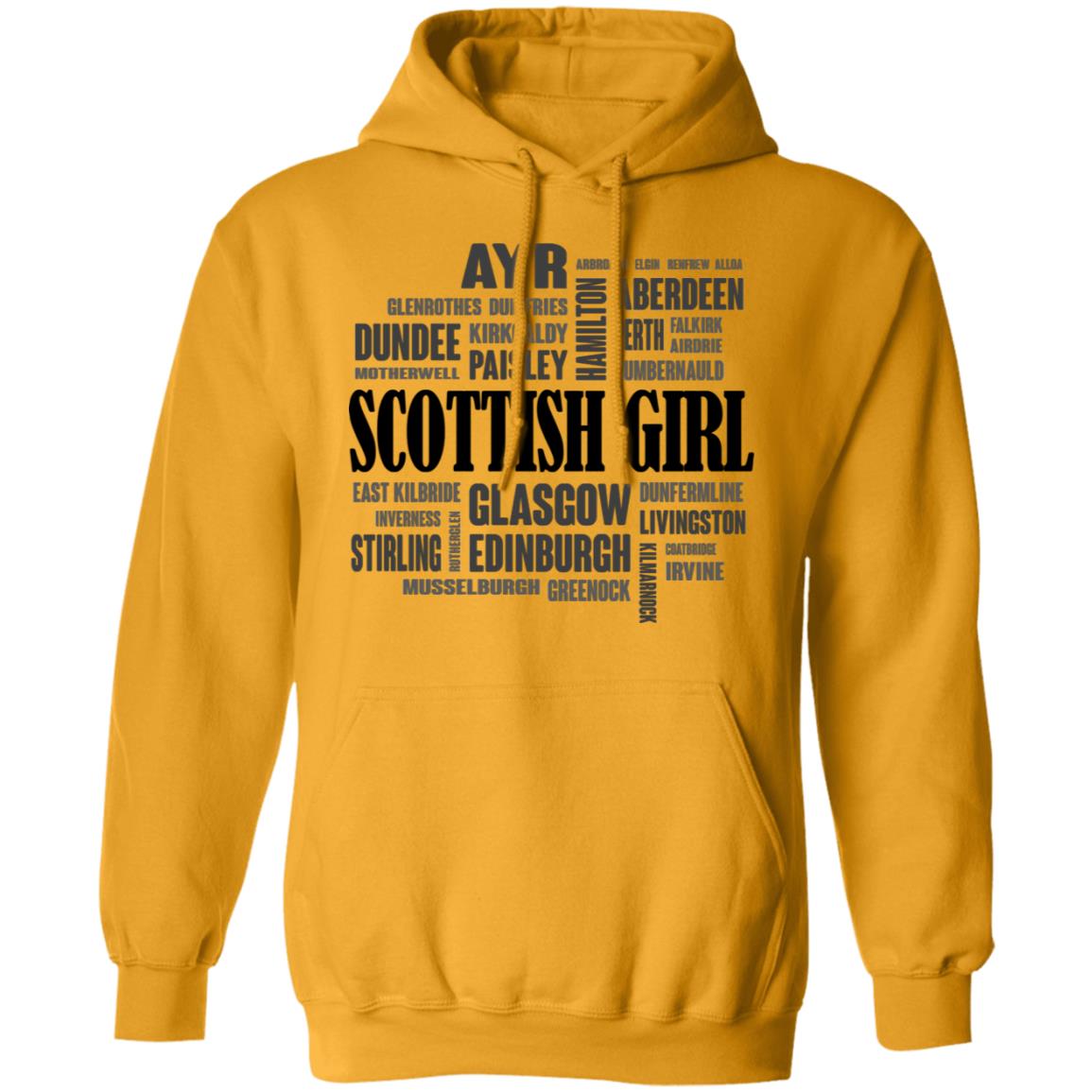 Scottish Girl And City T-Shirt - T-shirt Teezalo