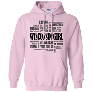 Wisconsin Girl And Cities Funny T-shirt - T-shirt Teezalo