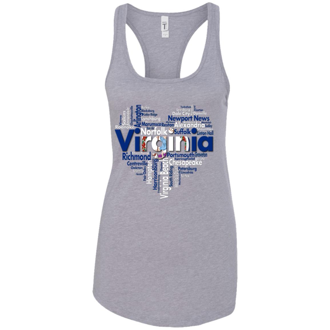 Virginia City Heart T-Shirt - T-shirt Teezalo