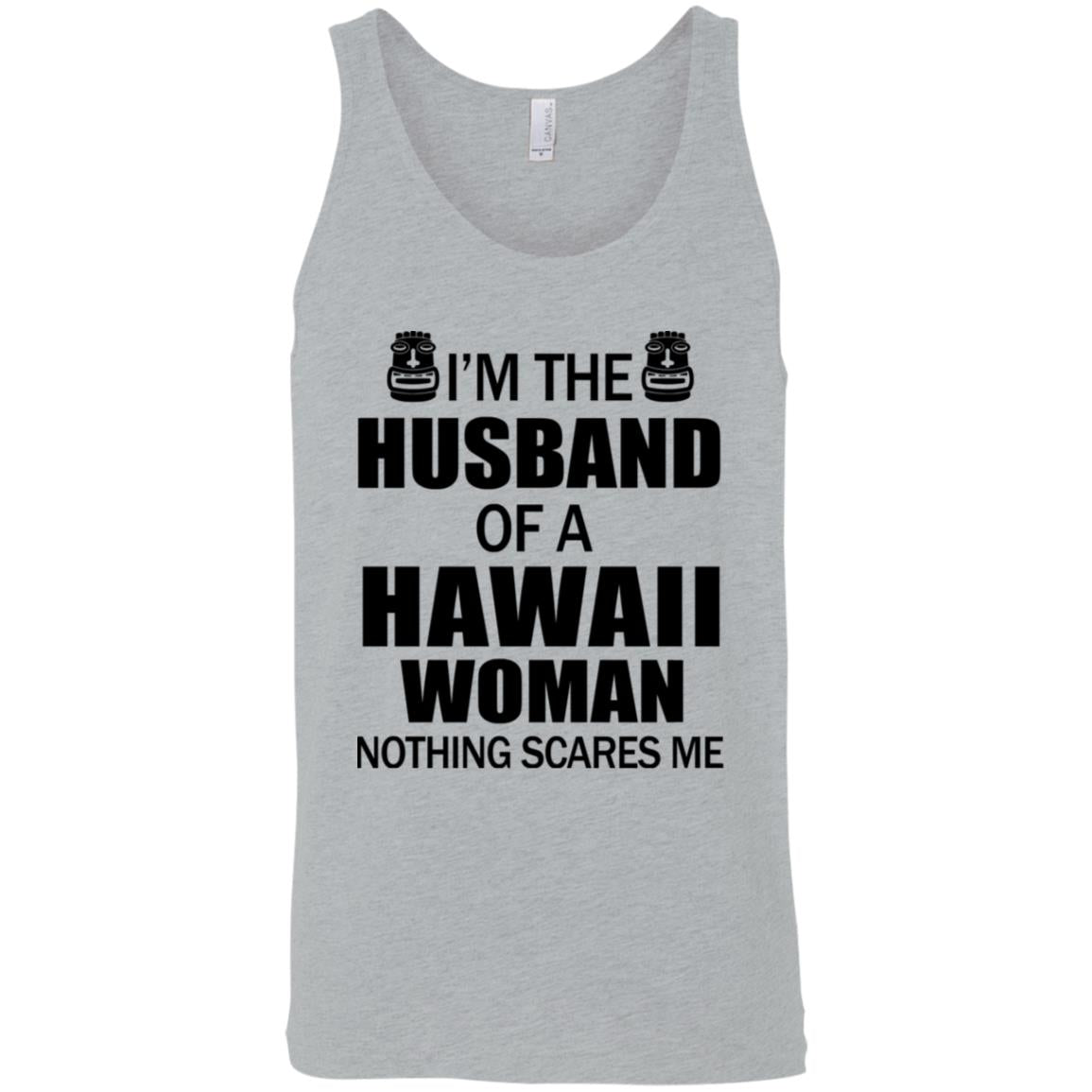 I'm The Husband Of A Hawaii Woman Nothing Scare Me Hoodie - Hoodie Teezalo
