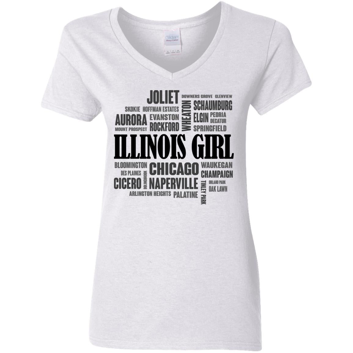 Illinois City Girl Hoodie - Hoodie Teezalo