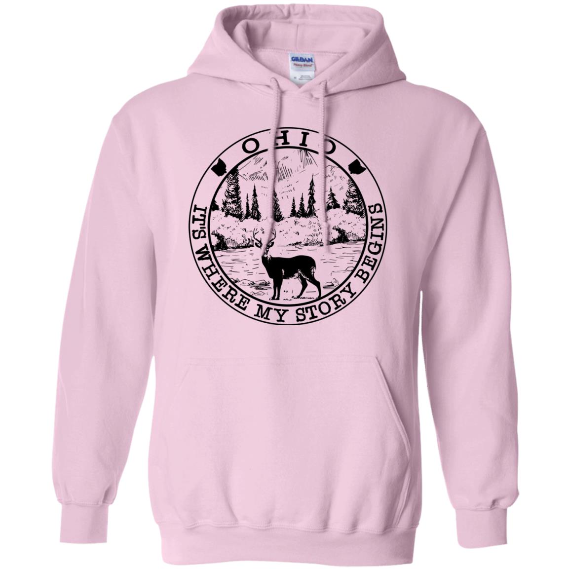 Ohio It's Where My Story Begins Hoodie - Hoodie Teezalo