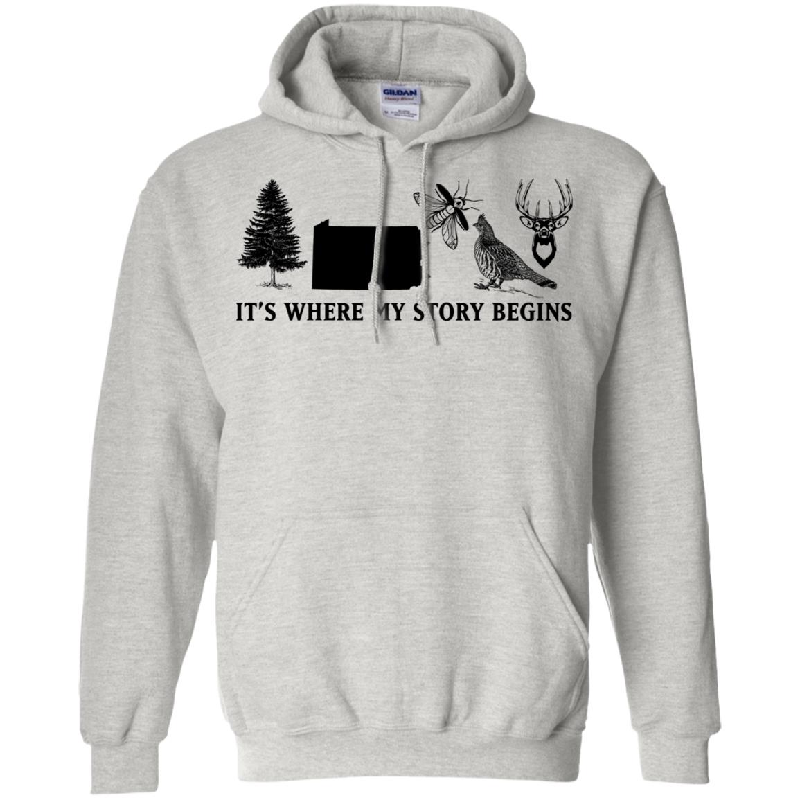 Pennsylvania Where My Story Begins T-Shirt - T-shirt Teezalo