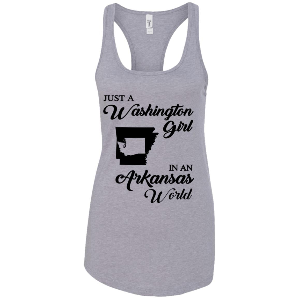 Just A Washington Girl In An Arkansas World T-Shirt - T-shirt Teezalo