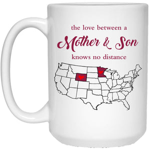 Wyoming Minnesota The Love Between Mother And Son Mug - Mug Teezalo