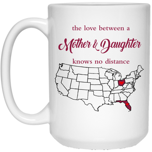 Ohio Florida The Love Mother And Daughter Mug - Mug Teezalo