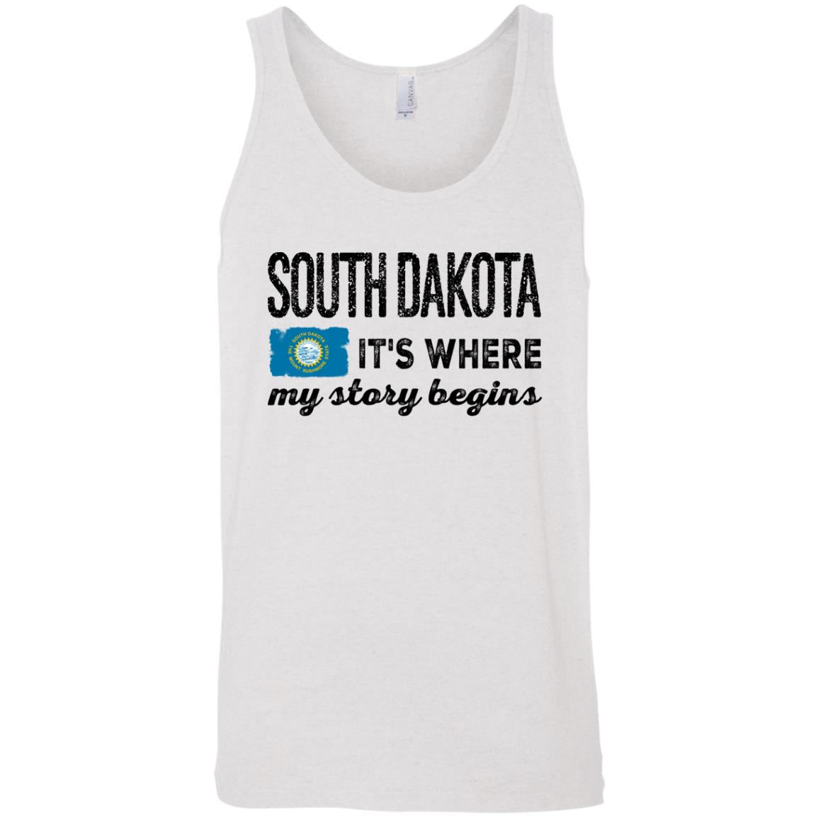 South Dakota It's Where My Story Begins Hoodie - Hoodie Teezalo