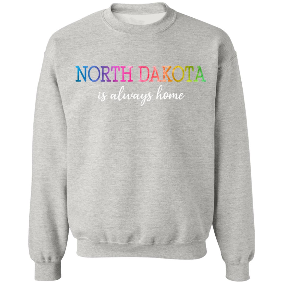 North Dakota Is Always Home T Shirt - T-shirt Teezalo