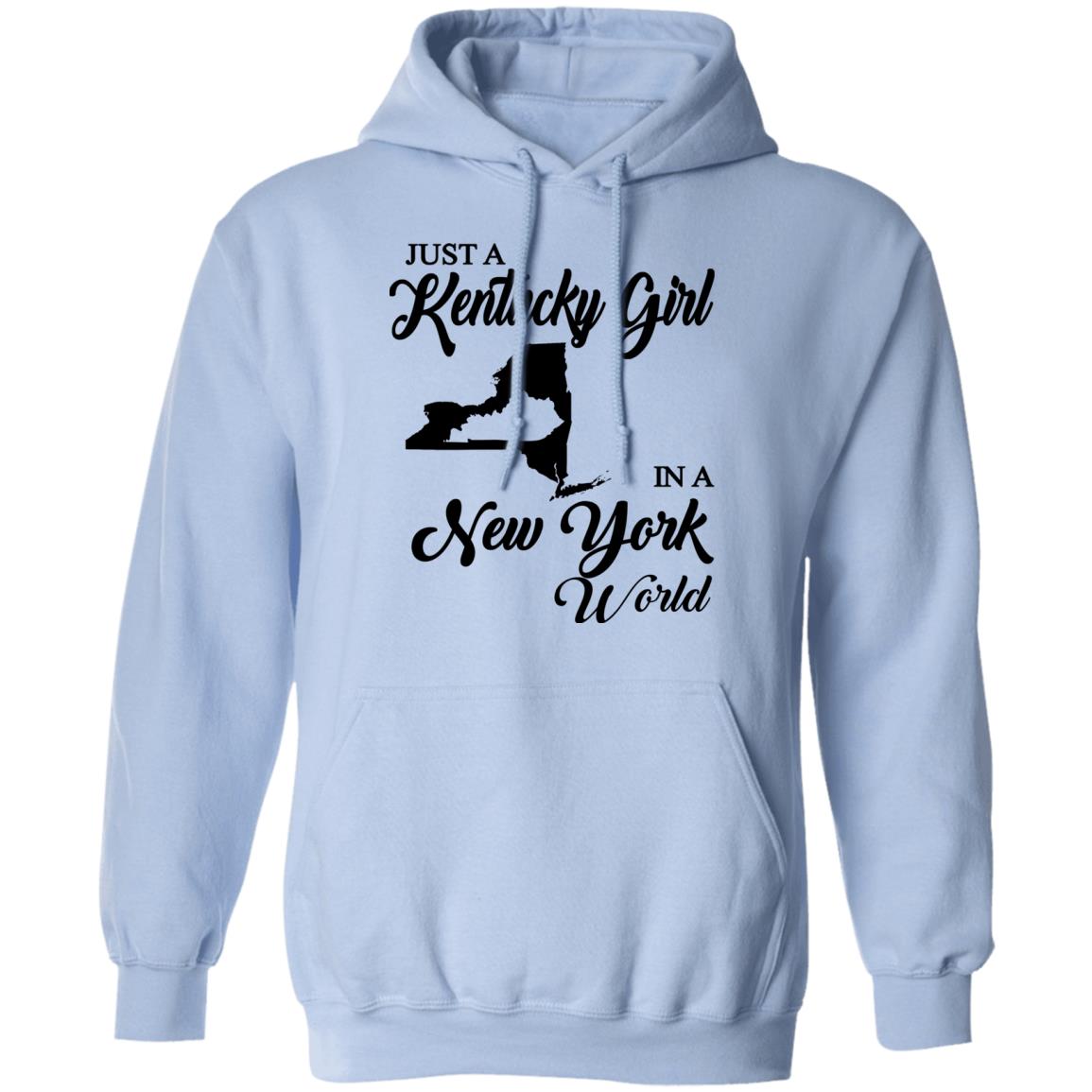 Just A Kentucky Girl In A New York World T-Shirt - T-shirt Teezalo