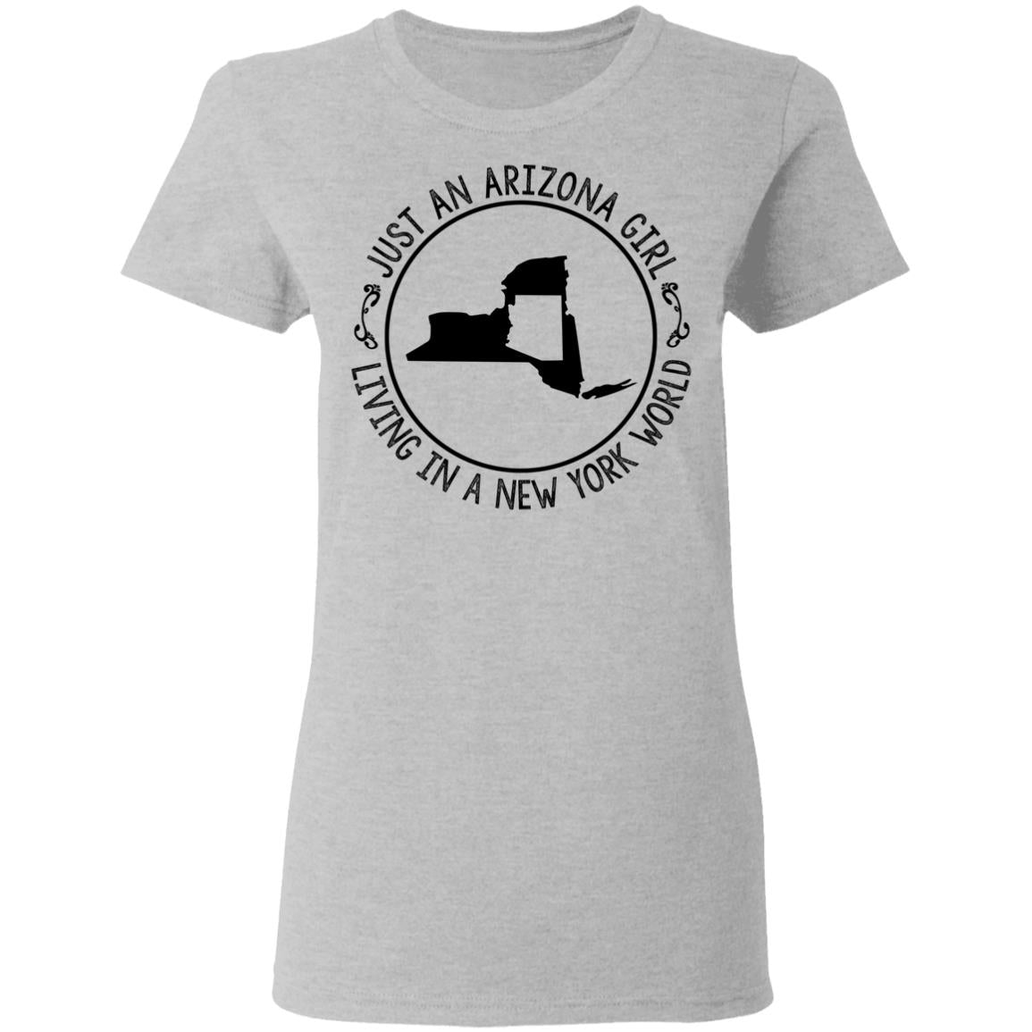 Arizona Girl Living In New York World Hoodie - Hoodie Teezalo