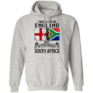 Live In England But My Story Began In South Africa T-Shirt - T-shirt Teezalo