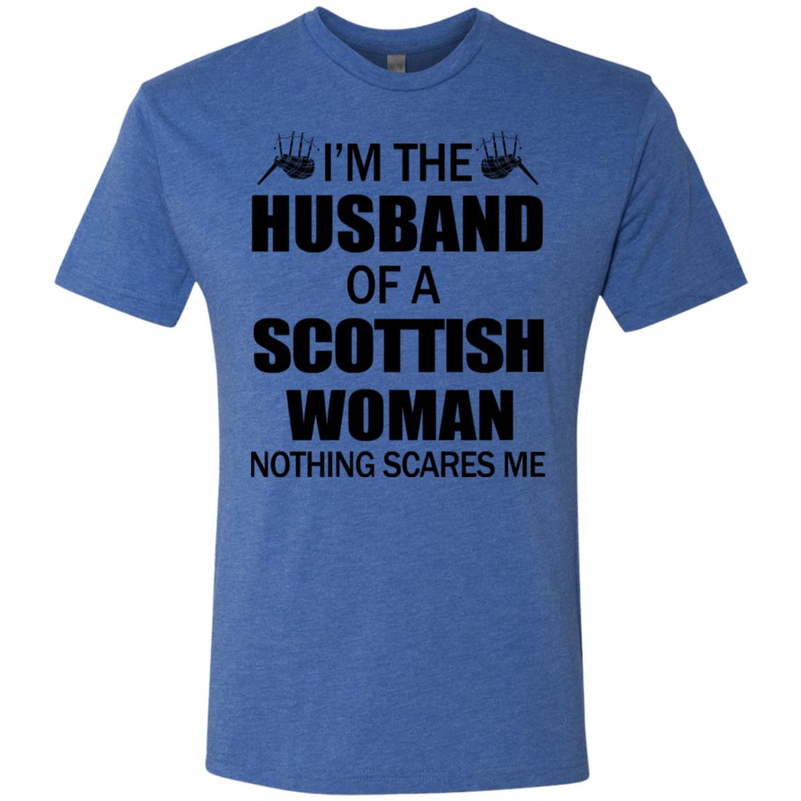 I'm The Husband Of A Scottish Woman T-Shirt - T-shirt Teezalo