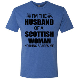I'm The Husband Of A Scottish Woman T-Shirt - T-shirt Teezalo