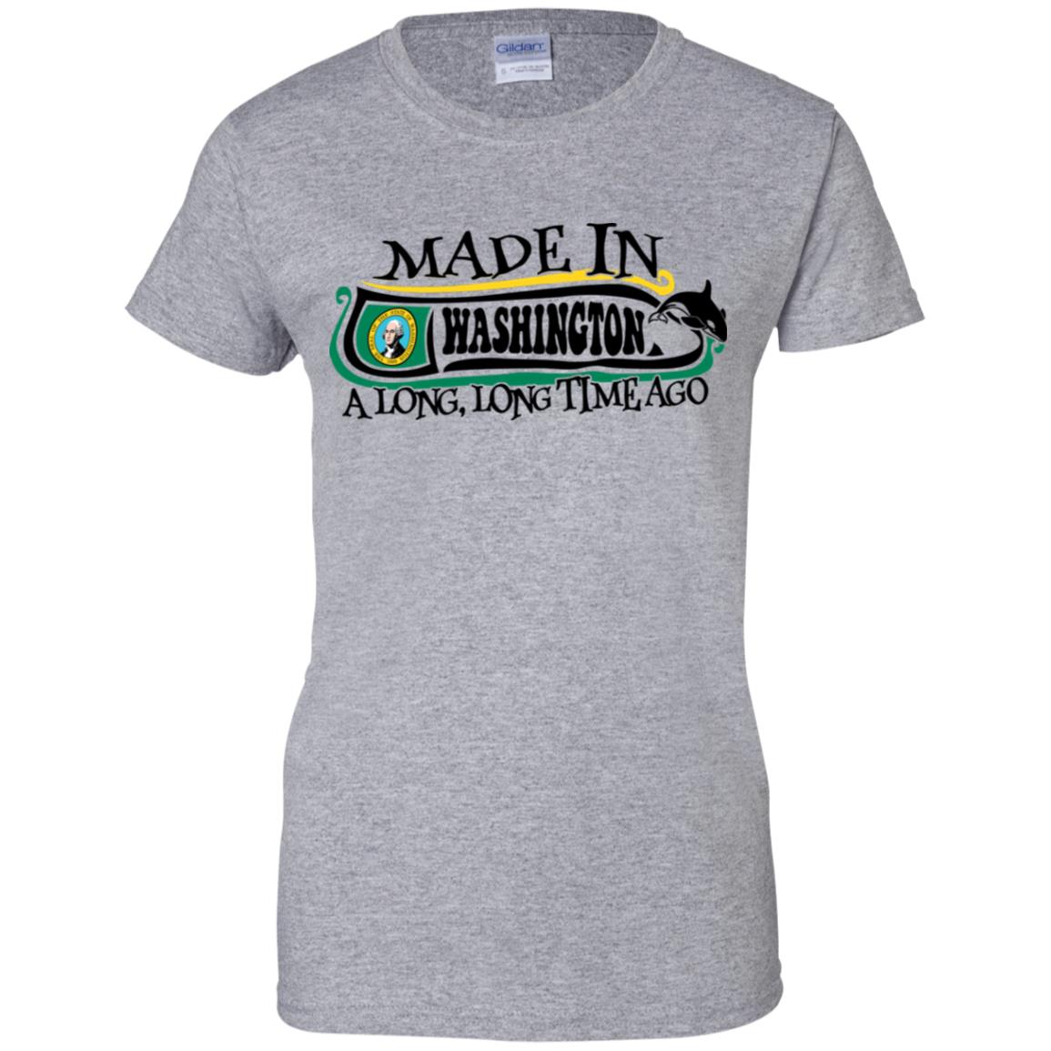 Made In Washington A Long Long Time Ago T-Shirt - T-shirt Teezalo