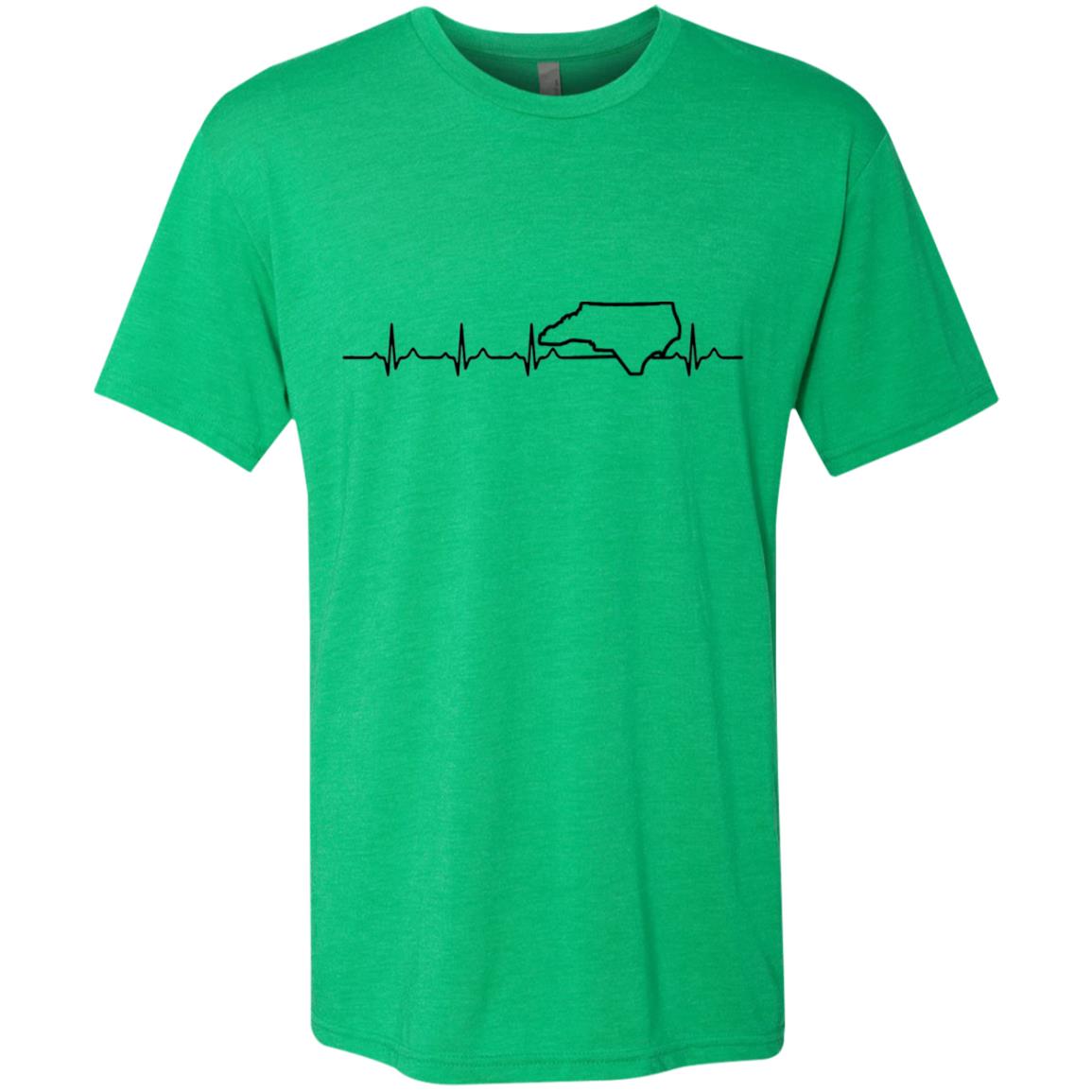 North Carolina Heart Beat Hoodie - Hoodie Teezalo