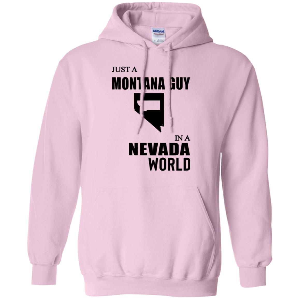 Just A Montana Guy In A Nevada World T Shirt - T-shirt Teezalo