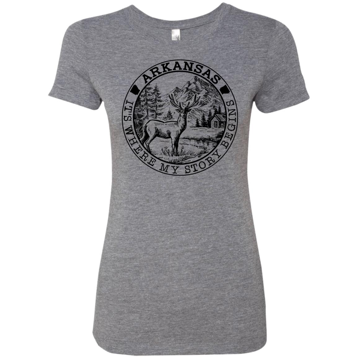 Arkansas It's Where My Story Begins Hoodie - Hoodie Teezalo