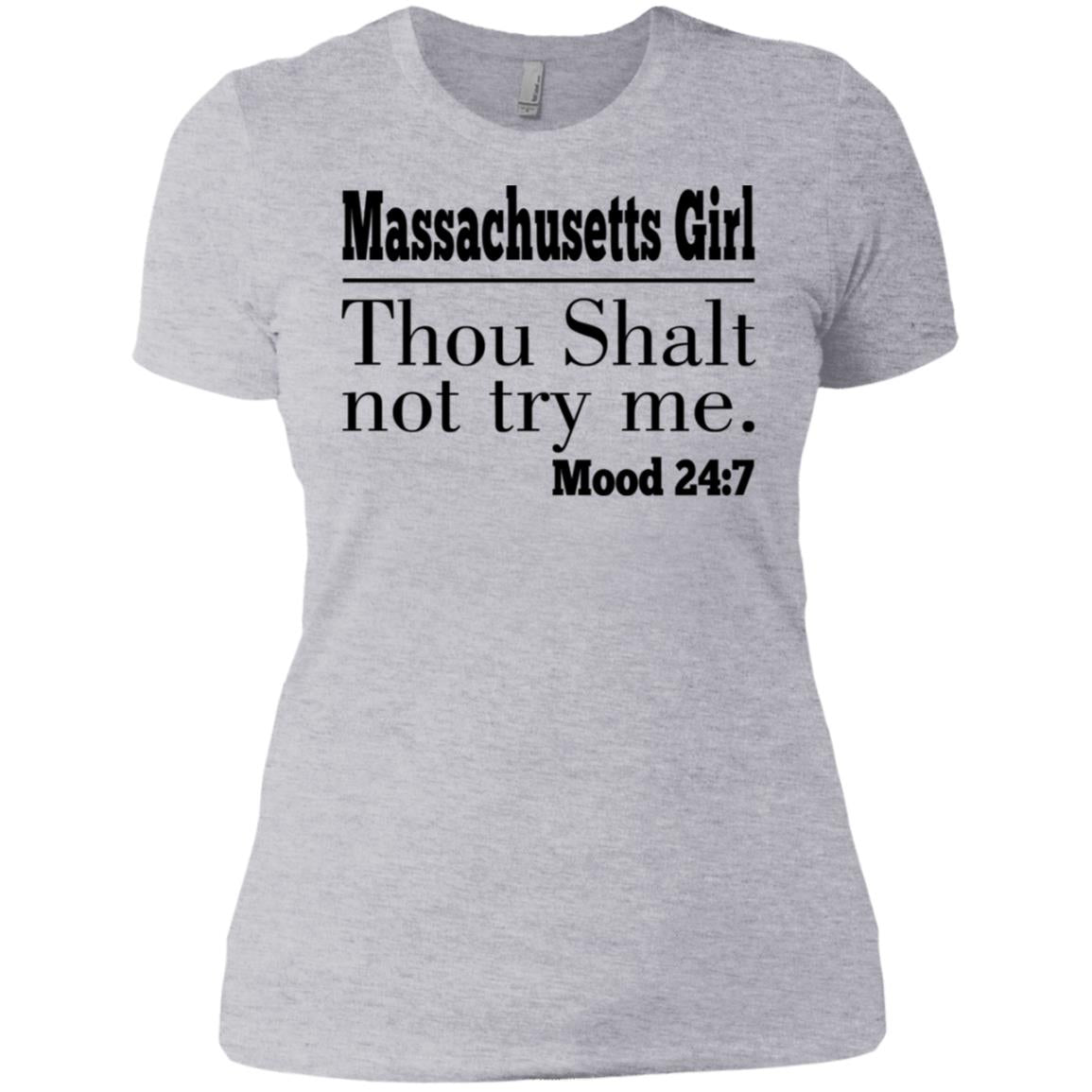Massachusetts Girl Thou Shalt Not Try Me Racerback T-Shirt - T-shirt Teezalo