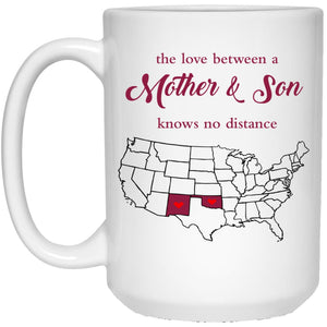 Oklahoma New Mexico The Love Between Mother And Son Mug - Mug Teezalo