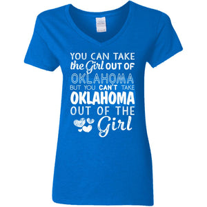 You Can't Take Oklahoma Out Of The Girl Hoodie - Hoodie Teezalo