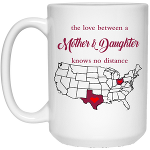 Ohio Texas The Love Mother And Daughter Mug - Mug Teezalo