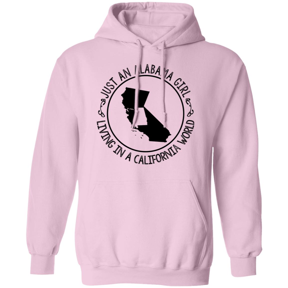Alabama Girl Living In California World T-Shirt - T-shirt Teezalo