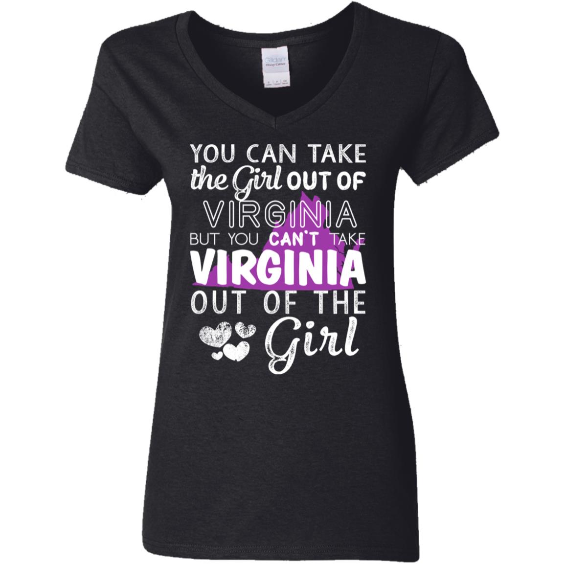 You Can't Take Virginia Out Of The Girl Hoodie - Hoodie Teezalo