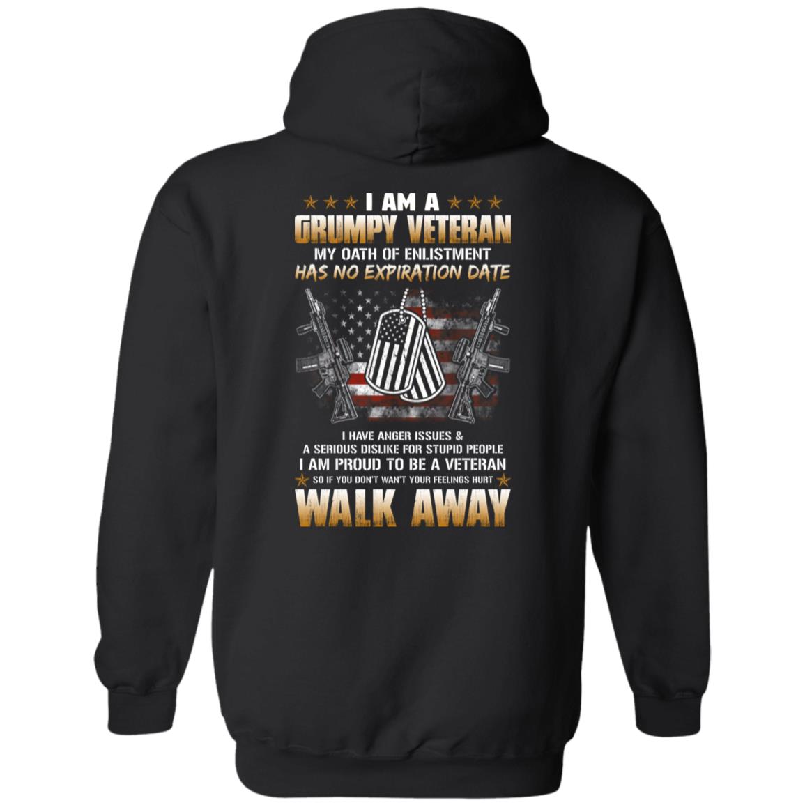 I'm A Grumpy Veteran T-shirt, My Oath Has No Expiration Date - T-shirt Veteran Teezalo
