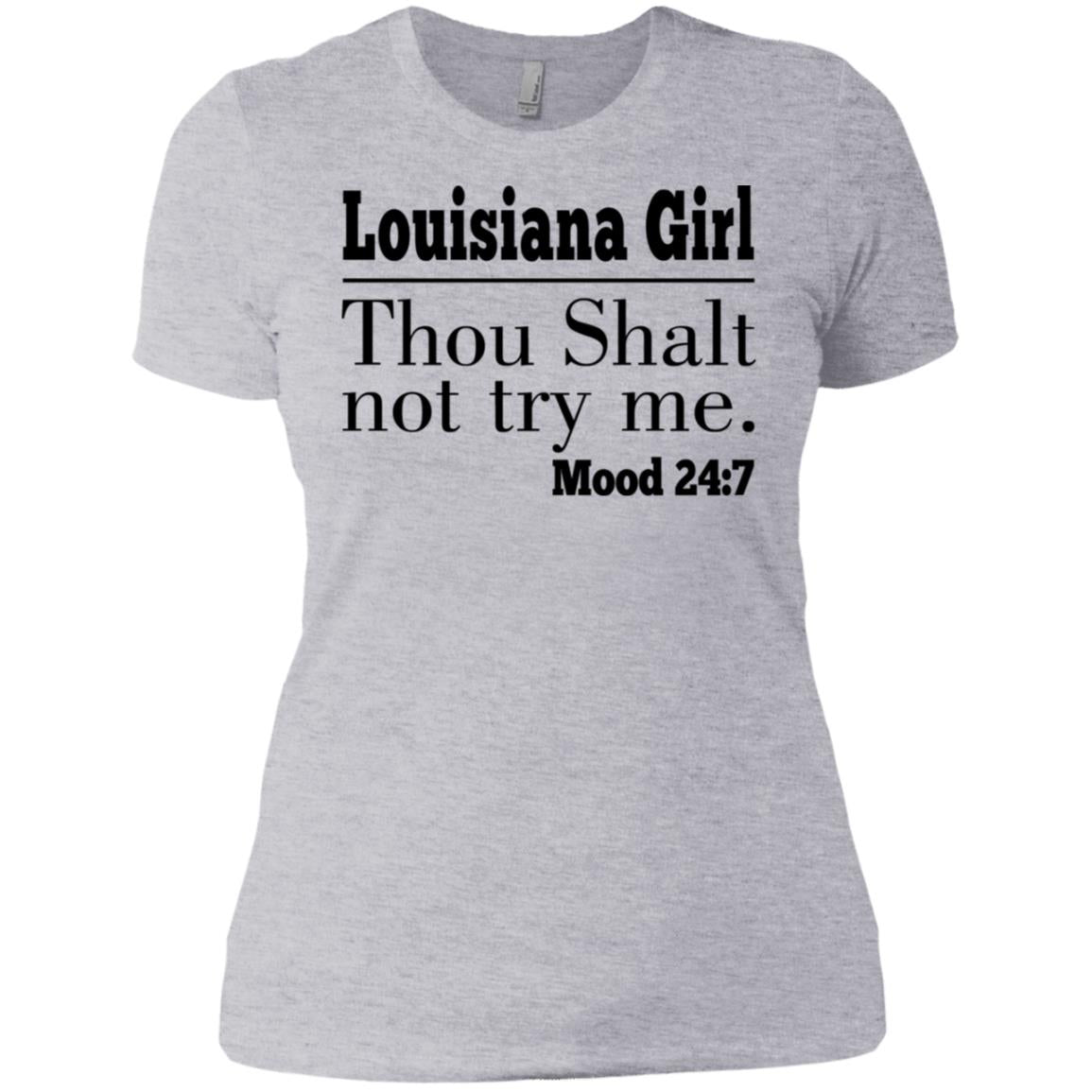 Louisiana Girl Thou Shalt T-Shirt - T-shirt Teezalo