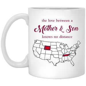 Wyoming Tennessee The Love Between Mother And Son Mug - Mug Teezalo