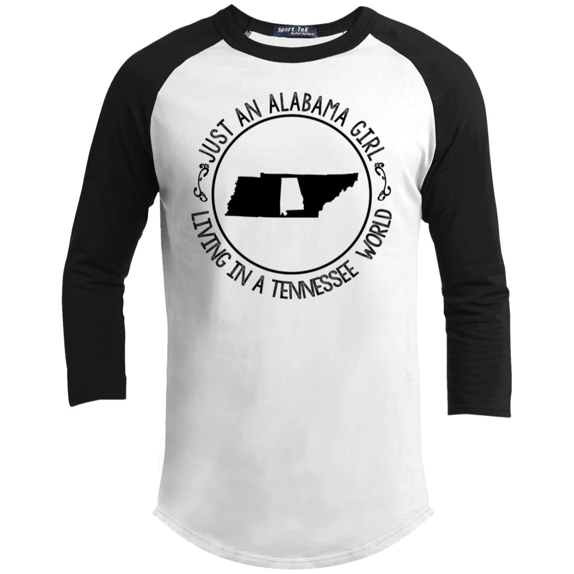Alabama Girl Living In Tennessee World T-Shirt - T-shirt Teezalo