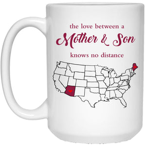 Maine Arizona The Love Between Mother And Son Mug - Mug Teezalo