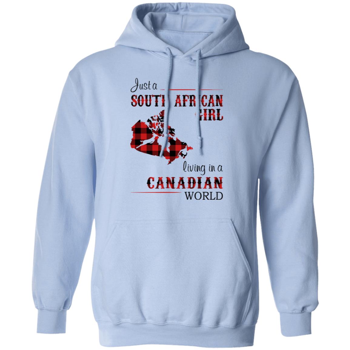 South African Girl Living In Canadian World T-Shirt - T-shirt Teezalo