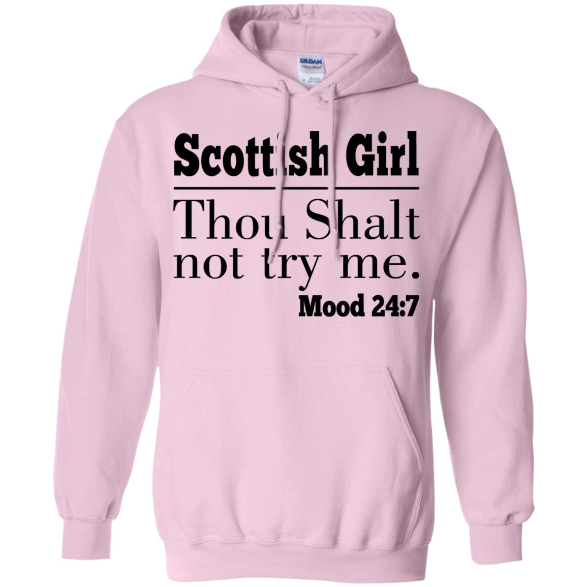 Scottish Girl Thou Shalt Not Try Me T-Shirt - T-shirt Teezalo