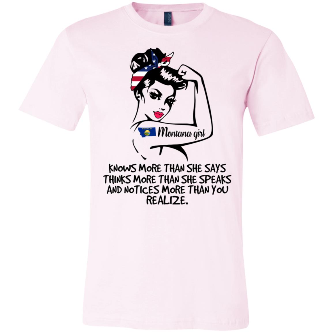 Montana Girl Knows More Than She Says Hoodie - Hoodie Teezalo