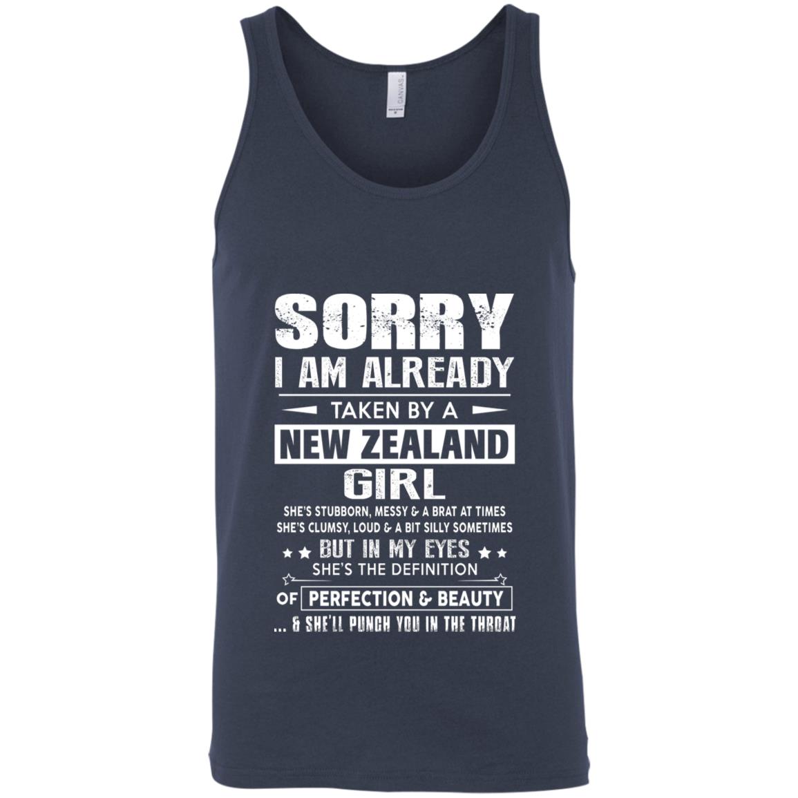 Sorry I'm Already Taken By A New Zealand Girl T-Shirt - T-shirt Teezalo