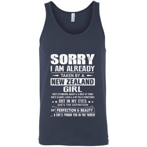 Sorry I'm Already Taken By A New Zealand Girl T-Shirt - T-shirt Teezalo
