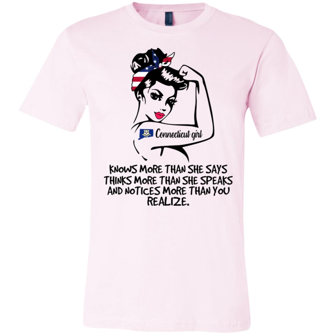 Connecticut Girl Knows More Than She Says Hoodie - Hoodie Teezalo