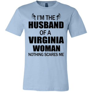 I'm The Husband Of A Virginia Woman T-Shirt - T-shirt Teezalo