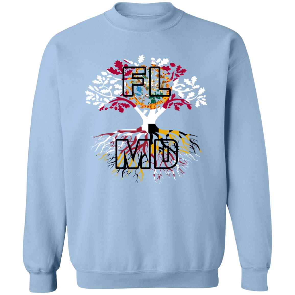 Live In Florida With Maryland Roots T-Shirt - T-shirt Teezalo