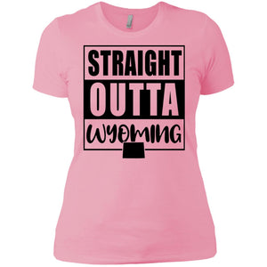Straight Outta Wyoming  T-Shirt - T-shirt Teezalo