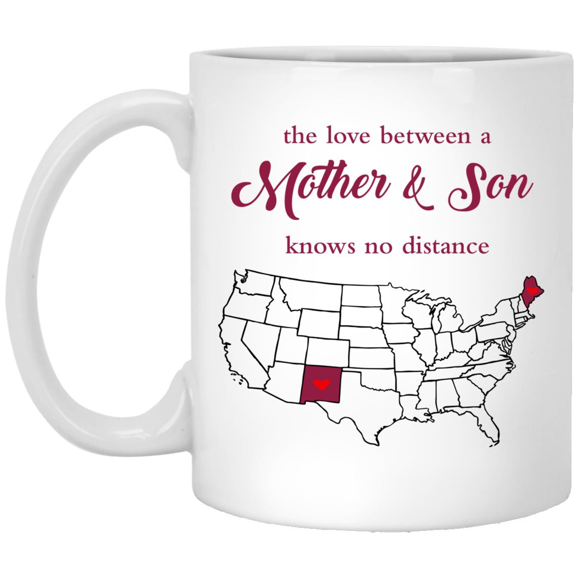 Maine New Mexico	The Love Between Mother And Son Mug - Mug Teezalo