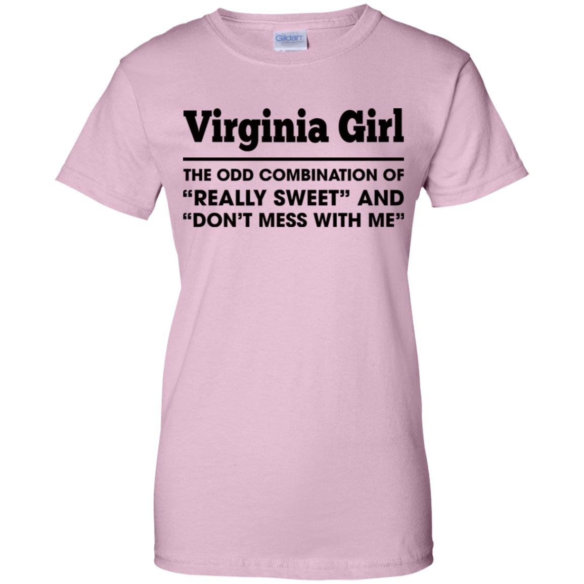 Virginia Girl The Odd Combination Of Really Sweet T-Shirt - T-shirt Teezalo