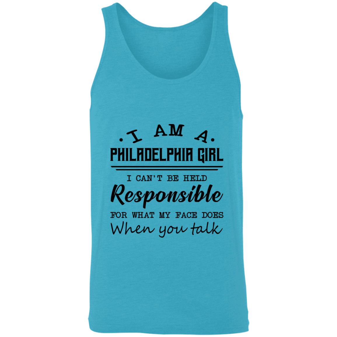 Philadelphia Girl Responsible For What My Face Does T-Shirt - T-shirt Teezalo
