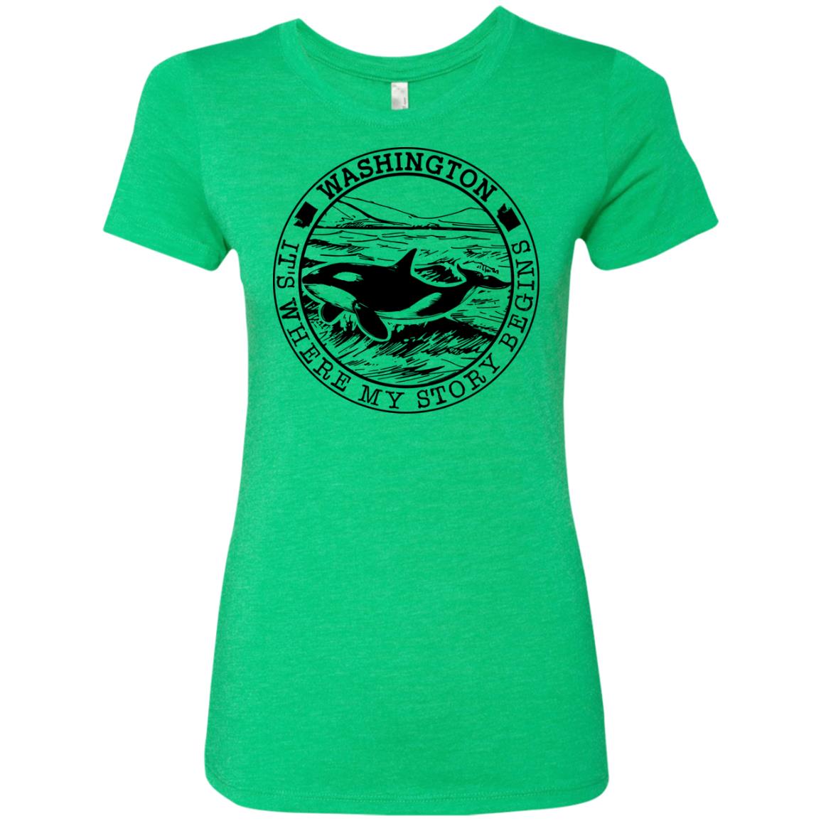 Washington It's Where My Story Begins Hoodie - Hoodie Teezalo