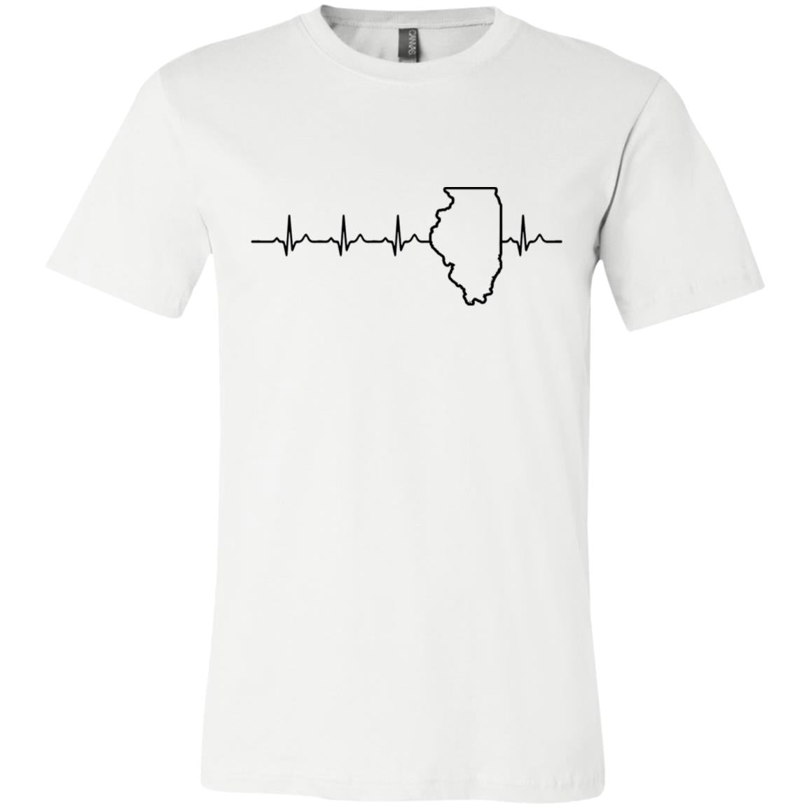 Illinois Heartbeat Hoodie - Hoodie Teezalo