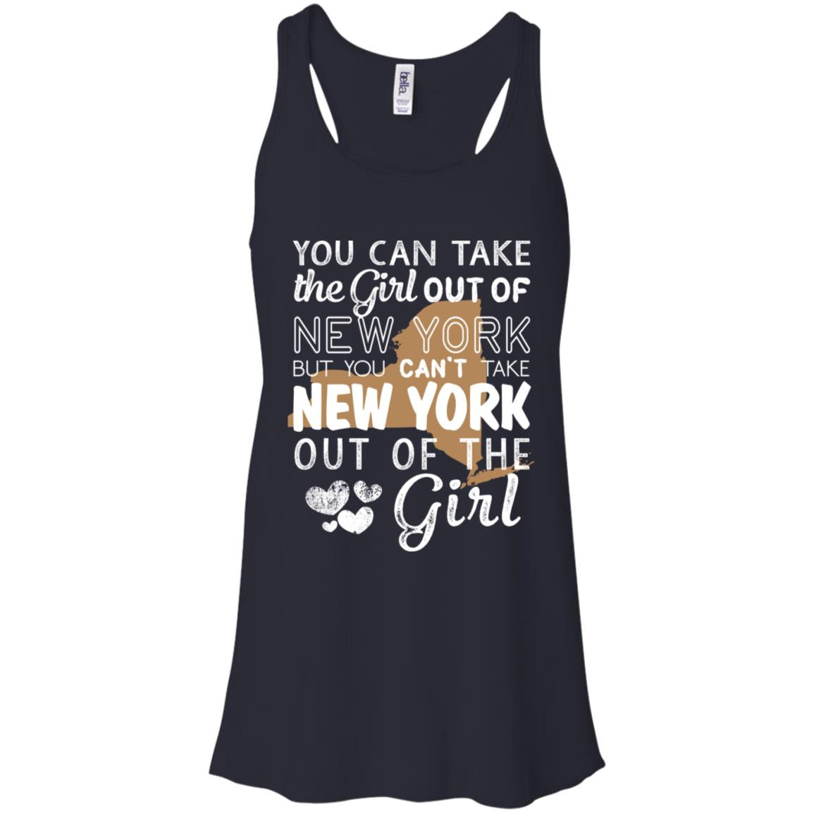 Proud New York Girl T-shirt You Take The Girl Out of New York - T-shirt Teezalo