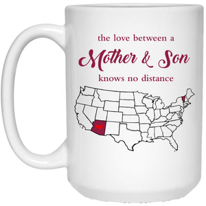 Arizona New Hampshire The Love Between Mother And Son Mug - Mug Teezalo