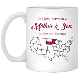 Minnesota South Dakota The Love Between Mother And Son Mug - Mug Teezalo