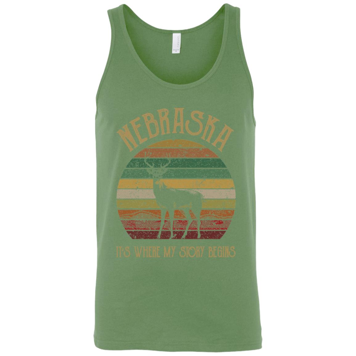 Nebraska Where My Story Begins T-Shirt - T-shirt Teezalo